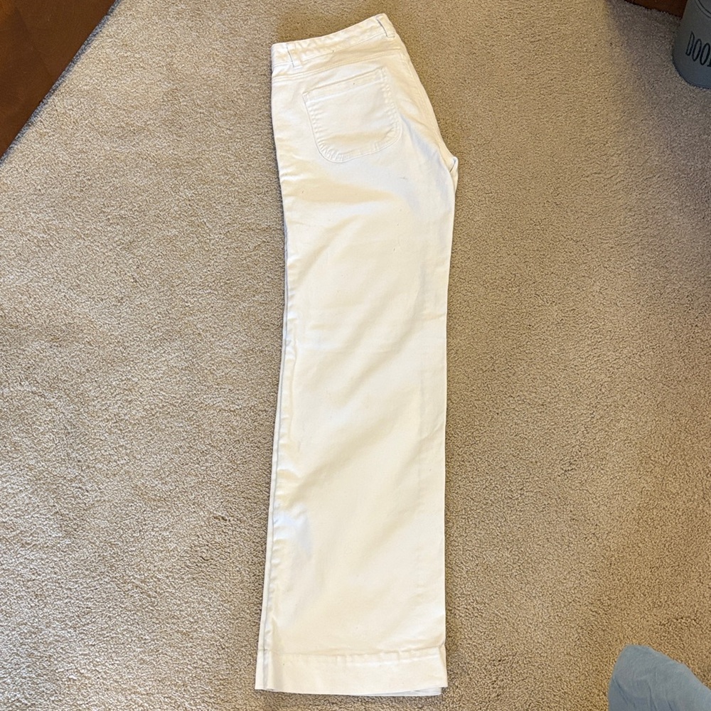 Cream wide-Leg Pants Sz 4